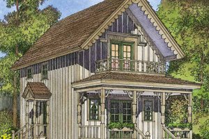 House Plan Design - Country Exterior - Front Elevation Plan #1016-91