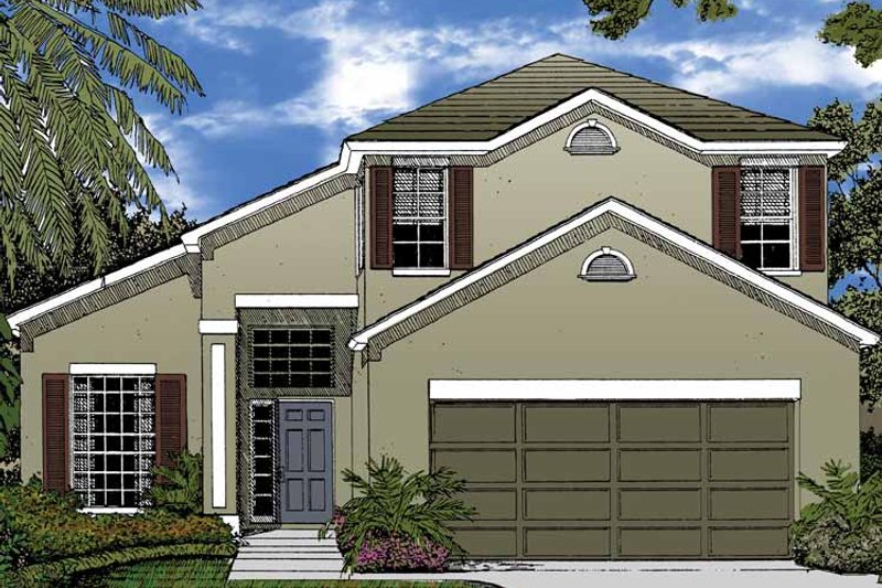 Dream House Plan - Exterior - Front Elevation 3 for Country House Plan #1015-44 - 4 bed, 2.5 bath