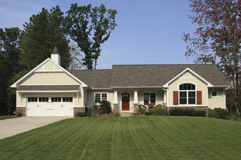 Home Plan - Exterior - Front Elevation 3 for Craftsman House Plan #928-117 - 2 bed, 2.5 bath