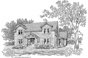 Craftsman Exterior - Front Elevation Plan #929-316