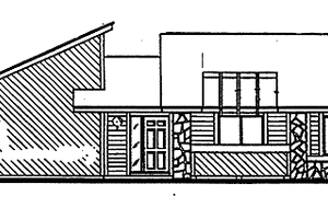 Contemporary Exterior - Front Elevation Plan #30-335