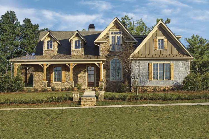 Dream House Plan - Victorian Exterior - Front Elevation Plan #54-259