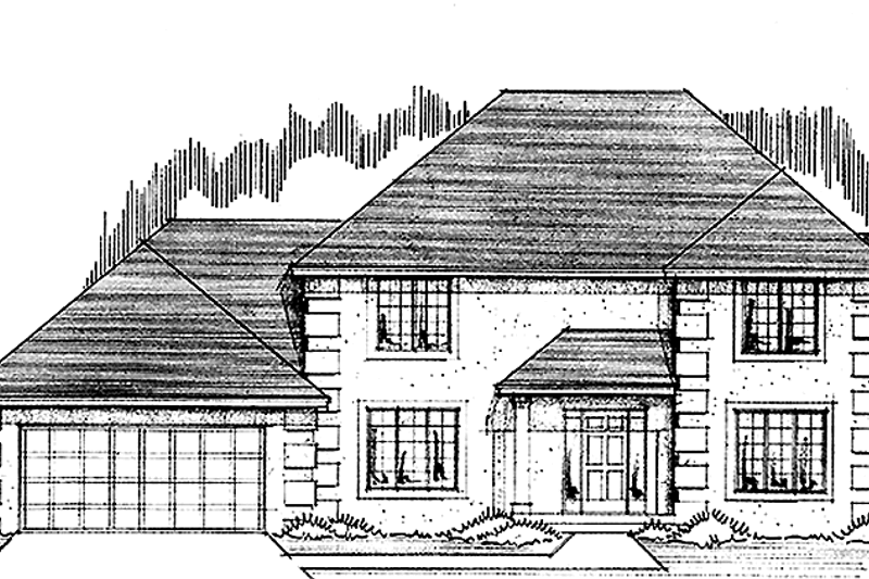 House Plan Design - Colonial Exterior - Front Elevation Plan #51-751
