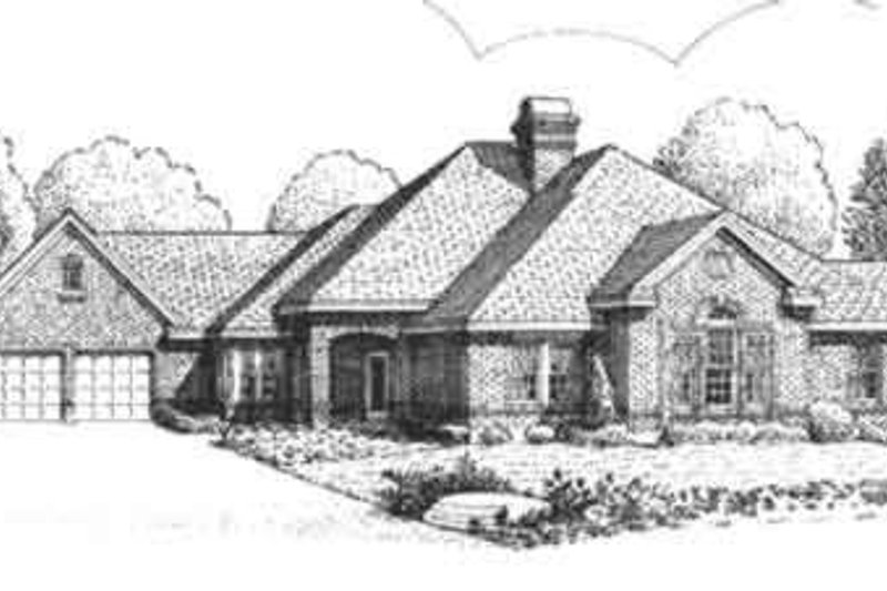 House Plan Design - European Exterior - Front Elevation Plan #410-358
