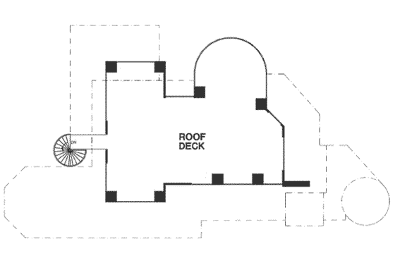 Floor Plan - Other Floor for Mediterranean House Plan #115-148 - 3 bed, 5 bath