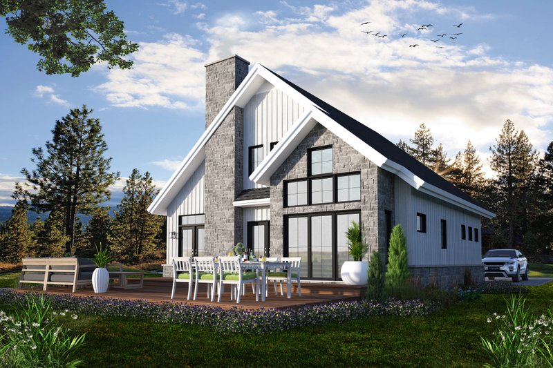 Home Plan - Exterior - Rear Elevation for Cottage House Plan #23-2774 - 3 bed, 2.5 bath