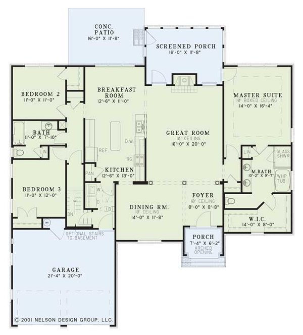 House Plan Design - European Floor Plan - Main Floor Plan #17-1106