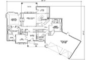 European Style House Plan - 4 Beds 3.5 Baths 2270 Sq/Ft Plan #5-271 