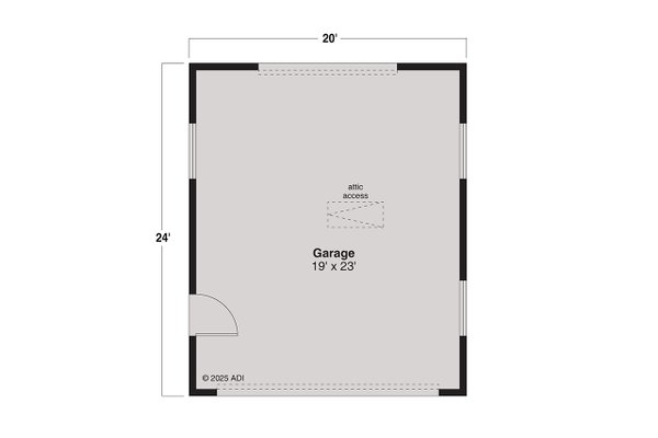 House Blueprint - Craftsman Floor Plan - Main Floor Plan #124-1421