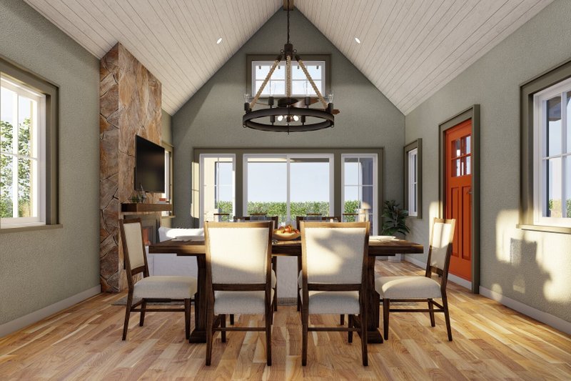 Dream House Plan - Interior - Dining Room 1 for Modern House Plan #923-218 - 1 bed, 1.5 bath