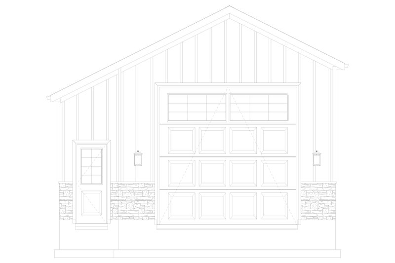 House Plan Design - Exterior - Front Elevation 6 for Traditional House Plan #1060-159, 1 bath