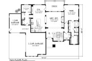 Tudor Style House Plan - 4 Beds 3.5 Baths 3043 Sq/Ft Plan #70-1141 