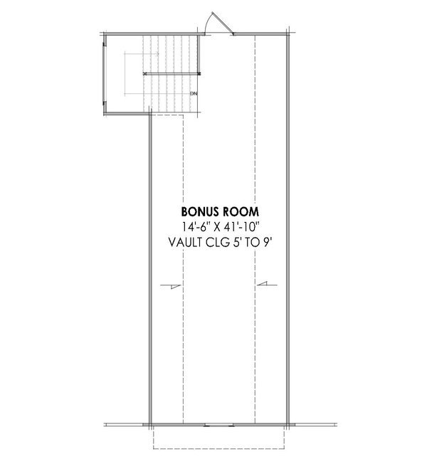 Tudor Floor Plan - Upper Floor Plan #1096-19