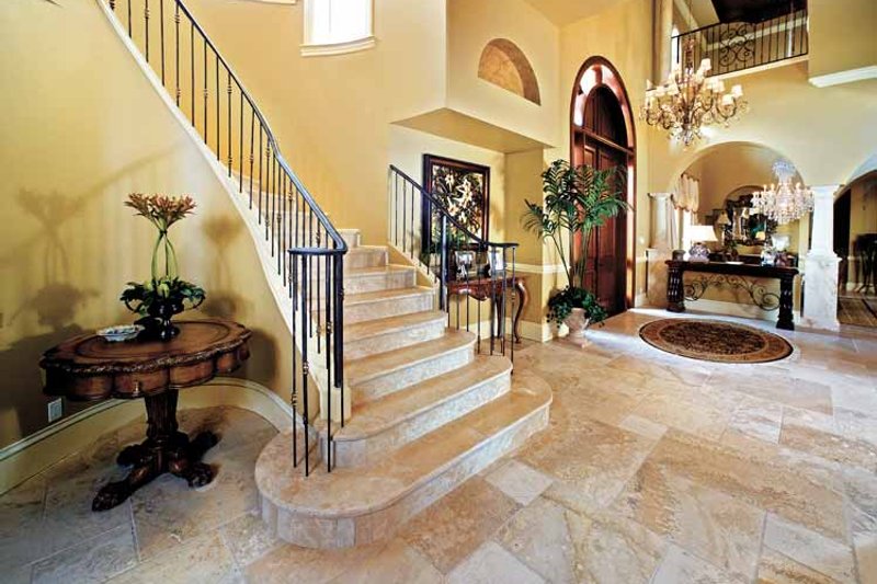 Home Plan - Interior - Entry for Mediterranean House Plan #1017-14 - 5 bed, 5.5 bath