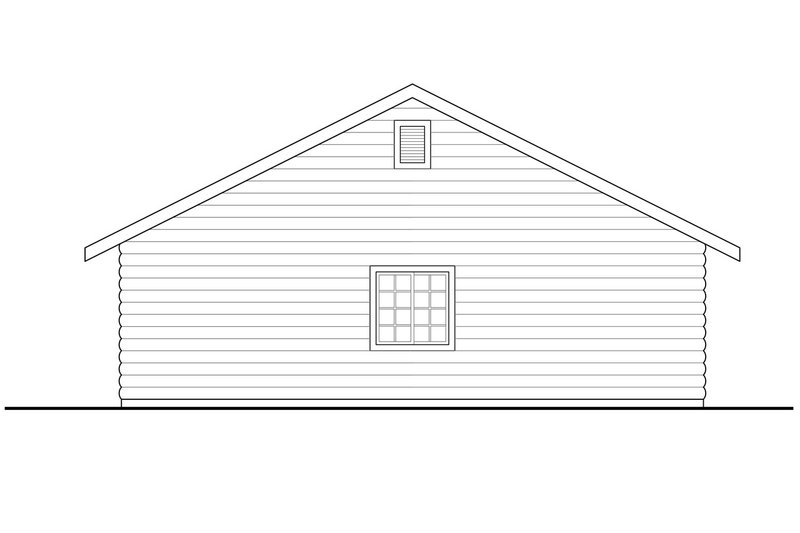 Dream House Plan - Exterior - Rear Elevation for Log House Plan #124-1104, 0 bath