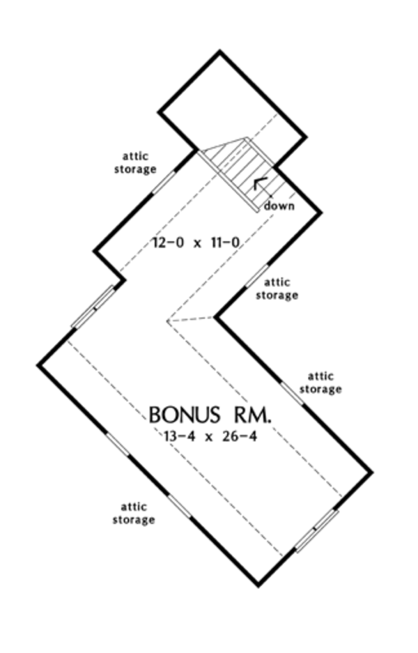 European Floor Plan - Other Floor Plan #929-903