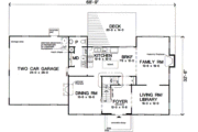 Traditional Style House Plan - 3 Beds 2.5 Baths 2490 Sq/Ft Plan #312-837 