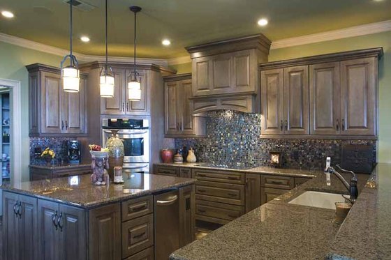 Interior - Kitchen for Traditional House Plan #17-3302 - 4 bed, 4.5 bath