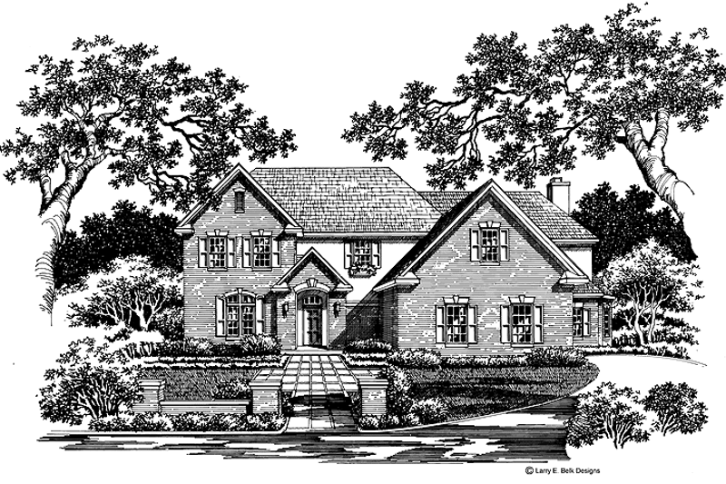 Dream House Plan - Traditional Exterior - Front Elevation Plan #952-213