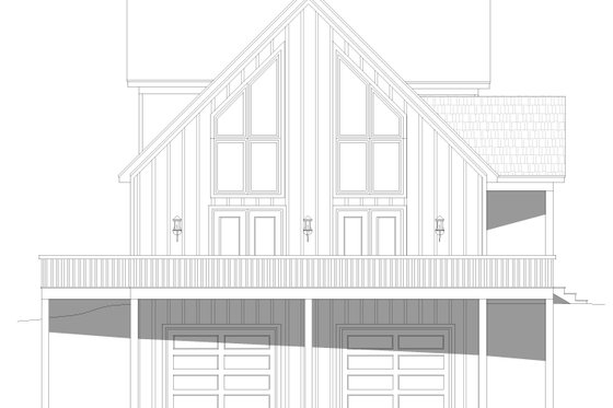 Exterior - Covered Porch for Country House Plan #932-695 - 3 bed, 2 bath