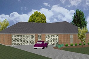 Traditional Exterior - Front Elevation Plan #84-468