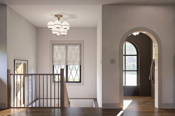 Interior - Entry 1 for Tudor House Plan #455-373 - 2 bed, 2 bath