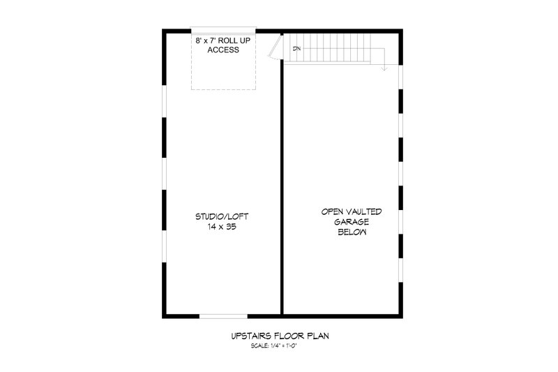 House Plan Design - Floor Plan - Upper Floor for Contemporary House Plan #932-187, 0 bath