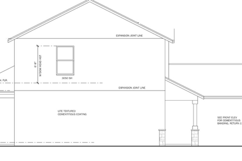 Home Plan - Exterior - Other Elevation for Traditional House Plan #1058-21 - 4 bed, 2.5 bath
