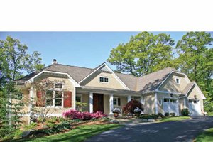 Exterior - Front Elevation 3 for Craftsman House Plan #928-223 - 4 bed, 3.5 bath