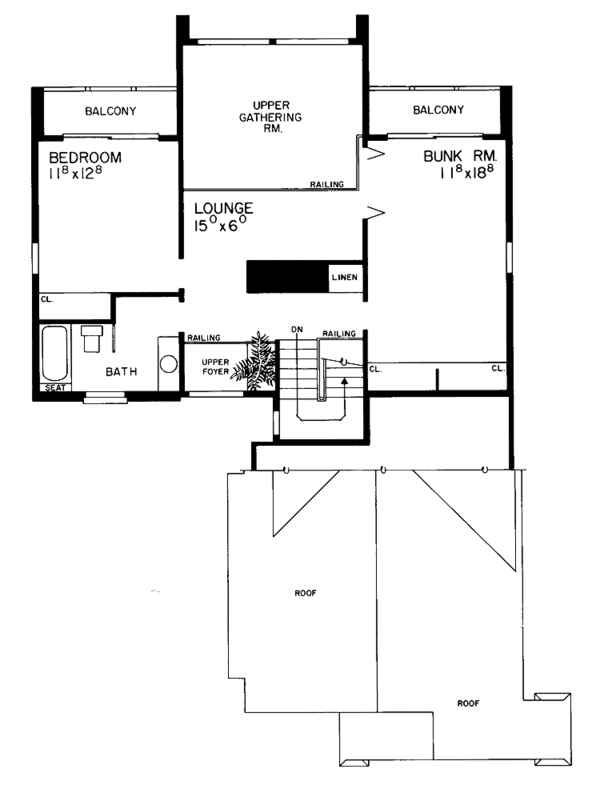 Architectural House Design - Contemporary Floor Plan - Other Floor Plan #72-747