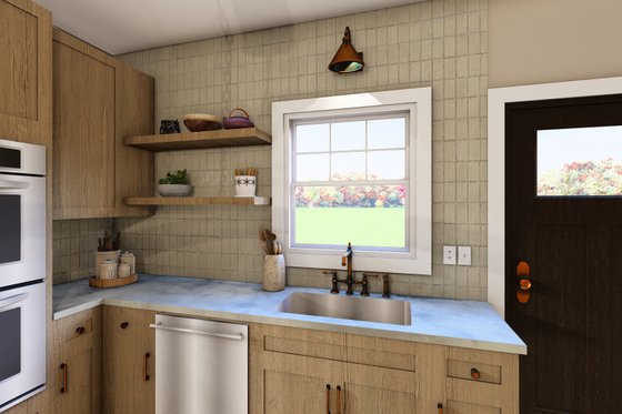 Interior - Kitchen 1 for Country House Plan #1064-268 - 2 bed, 2 bath