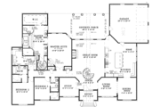 Traditional Style House Plan - 4 Beds 4 Baths 4828 Sq/Ft Plan #17-2939 