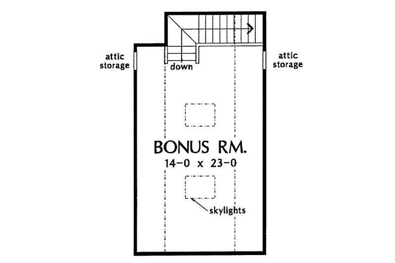 House Blueprint - Floor Plan - Other Floor for Country House Plan #929-260 - 3 bed, 2 bath