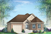 Classical Style House Plan - 2 Beds 1 Baths 1063 Sq/Ft Plan #25-4821 