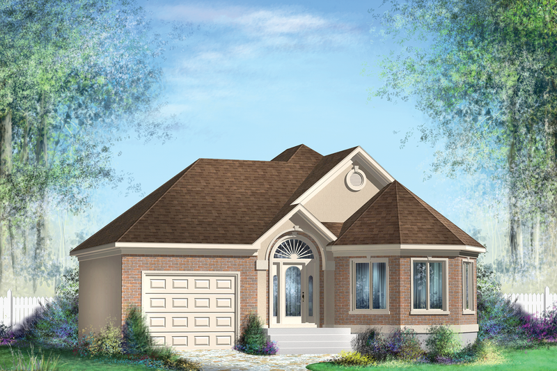 Home Plan - Classical Exterior - Front Elevation Plan #25-4821