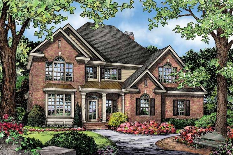 Home Plan - Traditional Exterior - Front Elevation Plan #929-842