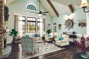 Beach Style House Plan - 4 Beds 3 Baths 3448 Sq/Ft Plan #54-597 