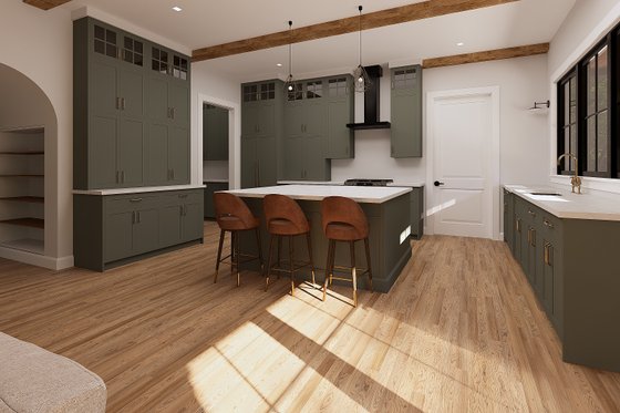 Interior - Kitchen for Country House Plan #1094-20 - 3 bed, 4 bath