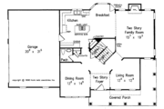 Country Style House Plan - 4 Beds 2.5 Baths 2766 Sq/Ft Plan #927-270 