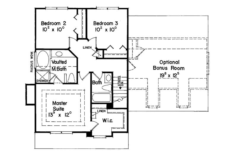 Home Plan - Floor Plan - Upper Floor for Country House Plan #927-51 - 3 bed, 2.5 bath