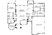 Tudor Style House Plan - 3 Beds 2.5 Baths 2821 Sq/Ft Plan #943-44 