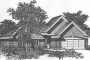 Traditional Style House Plan - 3 Beds 2 Baths 1494 Sq/Ft Plan #329-151 Exterior 