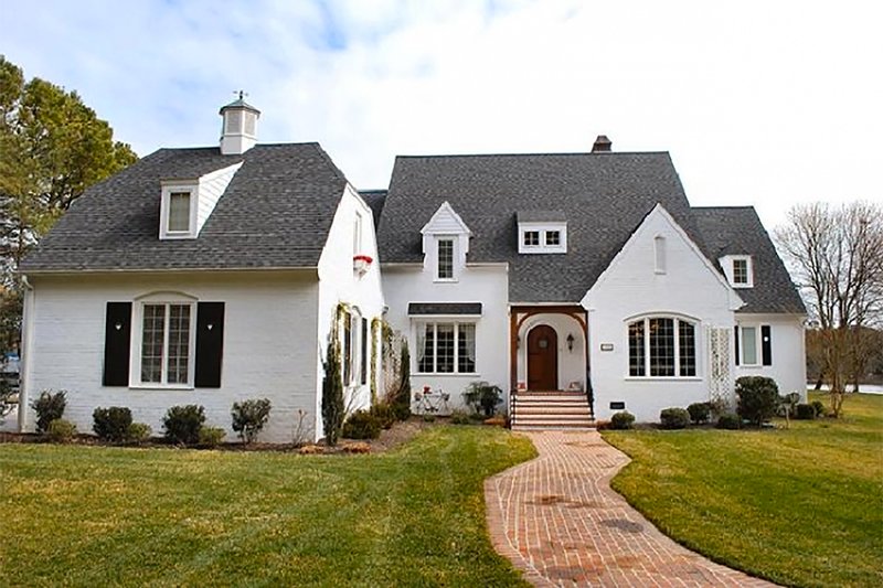 Home Plan - Exterior - Front Elevation 5 for European House Plan #137-227 - 5 bed, 4.5 bath