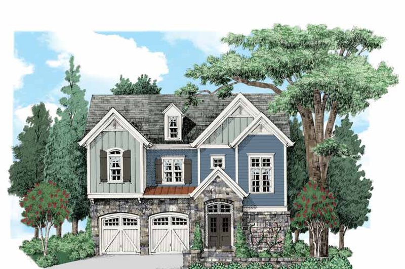 Home Plan - Exterior - Front Elevation 3 for Traditional House Plan #927-539 - 4 bed, 2.5 bath