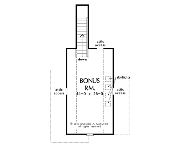 Home Plan - Ranch Floor Plan - Other Floor Plan #929-1004