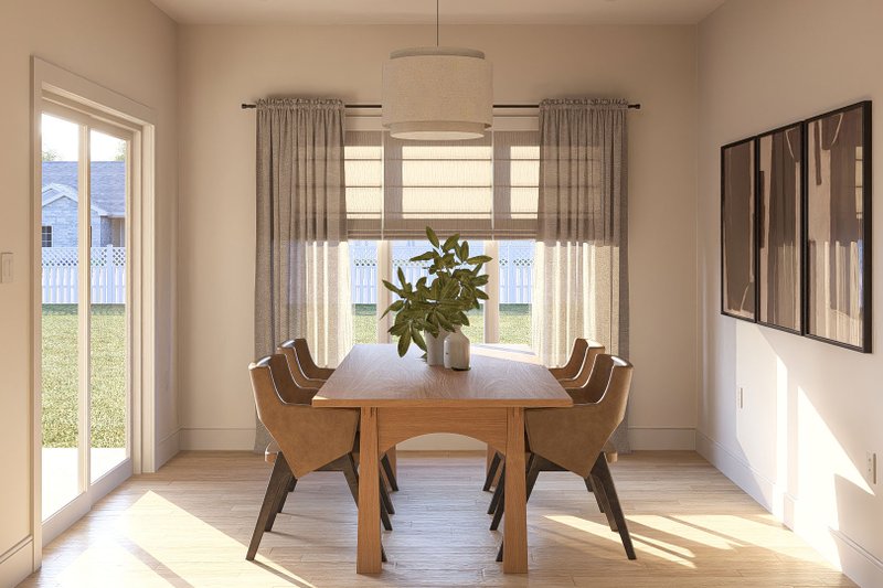 Home Plan - Interior - Dining Room for Modern House Plan #455-322 - 4 bed, 3 bath