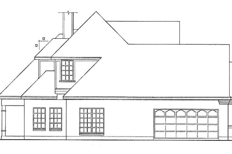 Home Plan - Exterior - Other Elevation for Traditional House Plan #40-491 - 3 bed, 2.5 bath