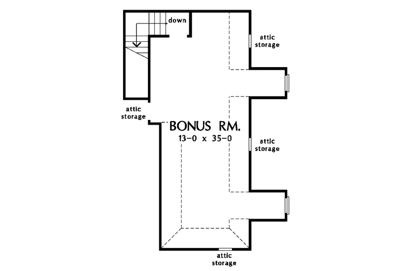 Home Plan - Floor Plan - Other Floor for Craftsman House Plan #929-780 - 3 bed, 2.5 bath