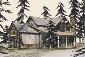 Craftsman Exterior - Front Elevation Plan #899-5
