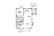 Craftsman Style House Plan - 3 Beds 2.5 Baths 1825 Sq/Ft Plan #895-73 